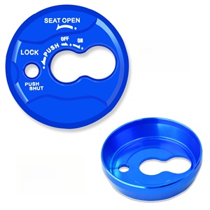 Accessoires Nmax pour moto : Cache de serrure en alliage d'aluminium usiné CNC pour Yamaha NMAX 155 (Modification) - Product Image 4