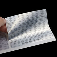 Etiquetas Adhesivas Personalizadas de PET Plateado Mate con Código Variable, Autoadhesivas, Fuertes y Permanentes para Electrónica de Consumo