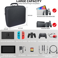 Boîte de rangement pour Switch en EVA imperméable, antichoc et anti-poussière - Étui de transport portable avec couleur et taille personnalisables