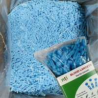 Lancettes sanguines Easy Twist stériles jetables de sécurité pour les soins du diabète chez les personnes âgées