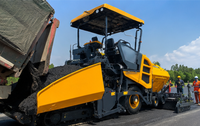 Offre Spéciale : Niveleuse à Asphalte sur Roues RP455W, Largeur Maximale 7,5 m, Moteur Diesel 110 kW pour la Construction Routière et les Projets de Voies Communales