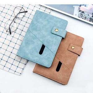 Venta al por mayor A5 cuaderno de cuero PU personalizado diario de tapa dura con producto del fabricante de cuaderno de bolsillo - Product Image 4