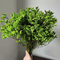 Bouquet de fleurs en paille de cristal éternel carré fait à la main robe douce décoration de mariage Technique sèche naturelle matériel de bricolage