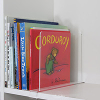 Diviseur de placard en acrylique transparent réglable, taille personnalisée, étagère, bibliothèque, étagère de chambre à coucher, 5 pièces