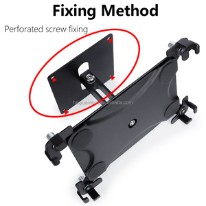 Oem Wall <strong>Mount</strong> 10-13'' Anti-Theft Security Monitor Display Stand Adjustable Aluminium Tablet Display <strong>Bracket</strong> With Sturdy Base - Product Image 5