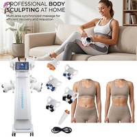 Rouleau de massage vibrant 4 balles 360° pour le dos et les jambes