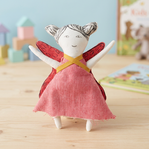 Poupée Reborn Pari - Jouet en peluche en tissu de coton doux avec perruque, couleurs assorties, 9 pouces, musicale, pour filles de 5 à 7 ans - Product Image 2