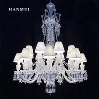 Lustre Villa européen cristal mariage salon lampe escalier lustres hall d'hôtel de luxe
