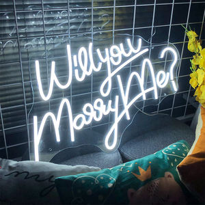 En gros, enseigne au néon « Better Together Will You Marry Me » <span class=keywords><strong>Mr</strong></span> & Mrs, enseigne au néon personnalisée en lettres acryliques pour fête de mariage - Product Image 4