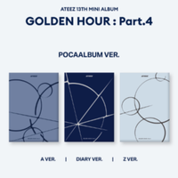 KPOP ATEEZ 13ème mini-album GOLDEN HOUR Part.4 CD officiel, cadeau de collection de la musique pop coréenne, pour tous les âges, Bluewave Bluewave-35
