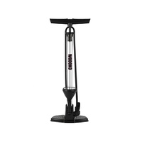 Pompe à vélo Worldcycle en aluminium pour chambre à air, gonfleur haute pression compatible Schrader et Presta, manomètre 160 PSI, modèle 60E pour le cyclisme