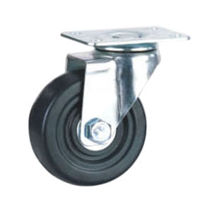 ล้อเลื่อนยางคุณภาพสูงสำหรับงานอุตสาหกรรม รับน้ำหนักได้มาก พร้อมลูกปืน-ขายส่ง - Product Image 3