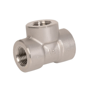 Raccord en acier inoxydable à filetage interne NPT, connecteur de tuyau hydraulique de 1/2 pouce - Product Image 1