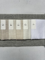 Tissu de rideau en polyester 100% tissé uni, poids moyen 100 g/m², prix compétitif, résistant aux taches, pour l'ameublement.