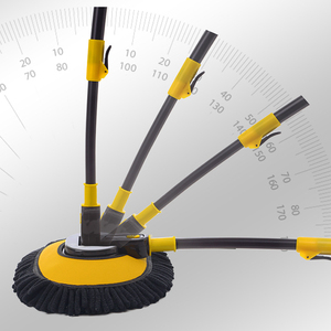 Balai de lavage de <span class=keywords><strong>voiture</strong></span> extensible avec tête en microfibre amovible assure un nettoyage sans traces pour l'extérieur du véhicule et les fenêtres - Product Image 5