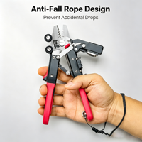 4-in-1 Multifunctional Fiber Wire Stripper Signal Fire Fiber Cleaver FTTH Optical Cable Stripping Cutting Hand Tool