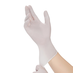 Nitrile Pvc Blended <b>Plastic</b> <b>Gloves</b> 24cm Thickening Waterproof Solid Color For Kitchen Dishwashing Household Chores - Product Image 5