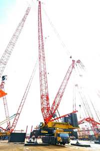 Grúa sobre orugas SCC1600HD/Q-A de primera marca, de alta resistencia, especial para túneles blindados, puentes y grandes proyectos de ingeniería de cimentaciones. - Product Image 5