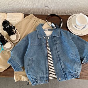 Nouvelle veste en jean pour enfants printemps-été, fermeture éclair, douce et élégante, tendance pour garçons et filles - Product Image 1