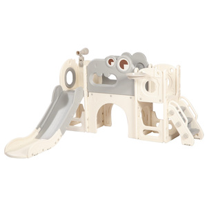 Toboggan de <span class=keywords><strong>jeu</strong></span> d'intérieur Bateau Pirate, Jouets en plastique pour bébés, Équipement de terrain de <span class=keywords><strong>jeu</strong></span> familial pour enfants d'âge préscolaire, pour salle de jeux et jardin - Product Image 4