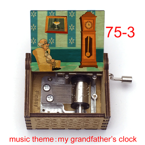 กล่องดนตรีไม้ลายการ์ตูนอะนิเมะชิบิมารุโกะจัง นาฬิกาของคุณปู่ ของขวัญไม่ซ้ำใคร ของขวัญส่วนตัว ของขวัญที่ดีที่สุดสำหรับคู่รักและเด็ก - Product Image 2