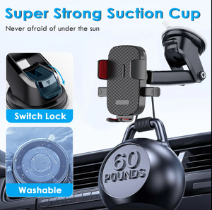 Soporte inteligente para tablero de instrumentos, soporte para teléfono portátil para coche, soporte para teléfono móvil de coche de succión de rotación 360 para Tiktok - Product Image 3