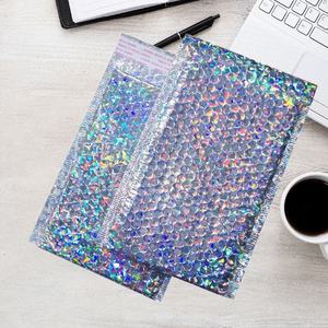 Sobres de Burbuja Holográficos de Lujo, Ecológicos e Impermeables, Paquete de 100 Unidades, con Logotipo Personalizado - Product Image 1