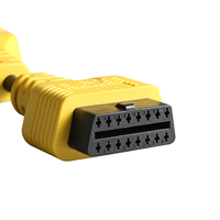 Cable de Extensión OBD 2 II para Automóvil AUTOOL, Conector Adaptador OBD de 16 Pines, Cable de Extensión OBD2 para Launchs X431 Airbag