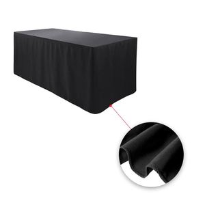 Nappe sur mesure ajustée avec logo imprimé 6 pieds – Housse de table promotionnelle pour la publicité - Product Image 2