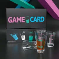 Cartes de jeu de société personnalisées pour soirées adultes avec verres à shot