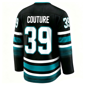 Maillots de hockey cousus pour hommes 71 Macklin Celebrini 72 William Eklund 77 Michael Misa 39 Logan Couture 2 Will Smith S-3XL - Product Image 2