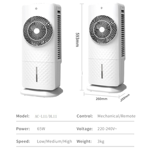 Điện thoại di động bay hơi làm mát không khí giá rẻ tốt nhất bán New mô hình AC 65 Wát cơ khí Điều khiển kỹ thuật số tùy chọn điều khiển - Product Image 5