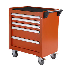 Coffre à outils avec roues roulantes à 3 niveaux avec capacité de roues Chariot de service industriel utilitaire robuste avec système de verrouillage Tiroir - Product Image 3