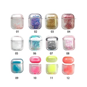 Leadingplus nouveau personnalisé dur antichoc liquide paillettes fille luxe Bling pour Airpod étui pour Airpods Pro - Product Image 2