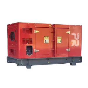 20 KVA Máy phát điện diesel âm thanh bằng chứng và động cơ im lặng 3 pha điện dự phòng cho trang trại sử dụng điện áp định mức 400V/110V