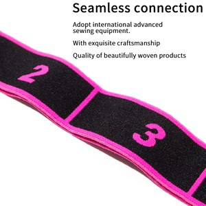 Yoga Multi-Giai Đoạn Kéo Dài Dây Đeo Khiêu Vũ Latin Vành Đai Đàn Hồi Chỉnh Sửa Tư Thế Căng Thẳng Vành Đai 8 Knots Vải Chịu Mài Mòn Ban Nhạc - Product Image 4