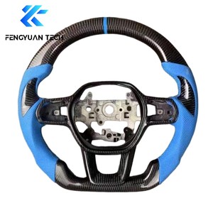 Volante de Fibra de Carbono Forjado Personalizado para <span class=keywords><strong>Honda</strong></span> <span class=keywords><strong>CRV</strong></span> HR-V Civic 11th <span class=keywords><strong>Type</strong></span> <span class=keywords><strong>R</strong></span> FL5 SI Acura Integra 2016 2017 2022 <span class=keywords><strong>2023</strong></span> - Product Image 3
