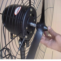 산업용 팬 블레이드 플라스틱 블레이드 바닥 팬 벽 팬용 옥스 혼 팬 교체용 팬 블레이드 500mm / 650mm /750mm