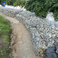 Paniers de gabions soudés par usine ISO Panier de gabions soudés galvanisé à chaud Cage en pierre Mur de soutènement