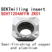 Outils de découpe CNC Maifix SEHT 1204 AK, inserts en carbure cémenté, fraiseuse ronde pour le cuivre et l'aluminium