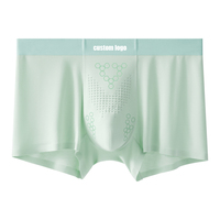 Lanjing Modal Sous-vêtements pour hommes 2025 Nouveauté Séchage rapide Boxers pour hommes Solide Respirant Vente en gros Boxers personnalisés pour hommes