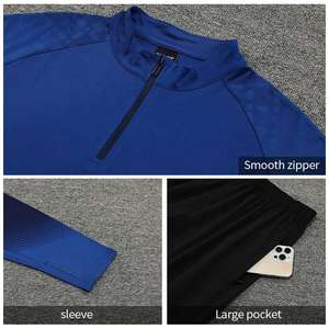 Ensemble d'uniformes de football personnalisés, <span class=keywords><strong>maillot</strong></span> de football OEM, qualité supérieure, <span class=keywords><strong>maillot</strong></span> de sport professionnel, survêtement de football - Product Image 2