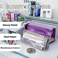 Papel Térmico de Una Sola Capa Unifon UPP-110S Blanco Brillante de 110 mm x 20 m, Película de Impresión para Cajas Registradoras