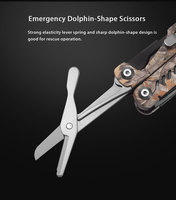 GHK15 Pince multitool pliante 17-en-1 en acier inoxydable 420 Outil de bricolage multifonctionnel personnalisable OEM
