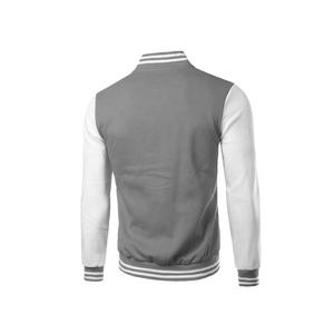 2023 nouveauté haute qualité laine corps en cuir véritable manches Letterman Bomber veste avec col montant hiver saison vente - Product Image 6