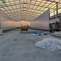 Poulailler en structure acier préfabriquée à assemblage facile par boulons pour ferme d'Asie du Sud-Est