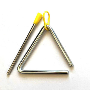 Wholesale 4 Inch Triangle Bell Orff Percussion Triangle for <b>Musical</b> Performance Durable Children's <b>Instrument</b> Accessory for Kids - Product Image 3