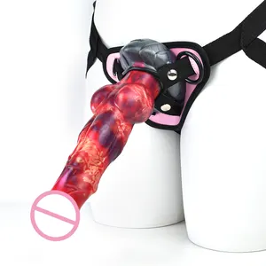 FAAK逼真的可穿戴假阳具硅胶阴茎玩具假阳具带大橡胶阴茎逼真的人造阴茎