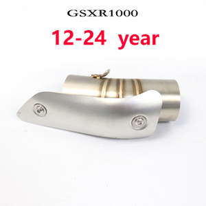 Chmotor ท่อไอเสียรถจักรยานยนต์ท่อเชื่อมกลางพร้อมระบบป้องกันความร้อนสำหรับ <span class=keywords><strong>Suzuki</strong></span> <span class=keywords><strong>GSX</strong></span>-<span class=keywords><strong>R</strong></span> <span class=keywords><strong>1000</strong></span> <span class=keywords><strong>GSX</strong></span> <span class=keywords><strong>R</strong></span> <span class=keywords><strong>1000</strong></span> <span class=keywords><strong>2012</strong></span> -2024 - Product Image 2
