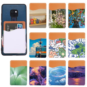 Cá nhân DIY thiết kế PU da điện thoại chủ thẻ-2 màu sắc thăng hoa trở lại Sticker - Product Image 2